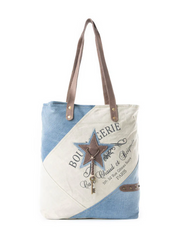 Myra | Blue Star Key Tote Bag *FINAL SALE*