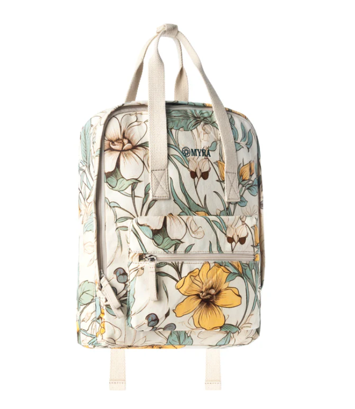 Myra | Pine Meadow Cotton & Leather Crossbody Bag in Ivory *FINAL SALE*