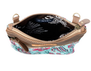 Myra | Paisley Spring Floral Crossbody Bag in Turquoise *FINAL SALE*