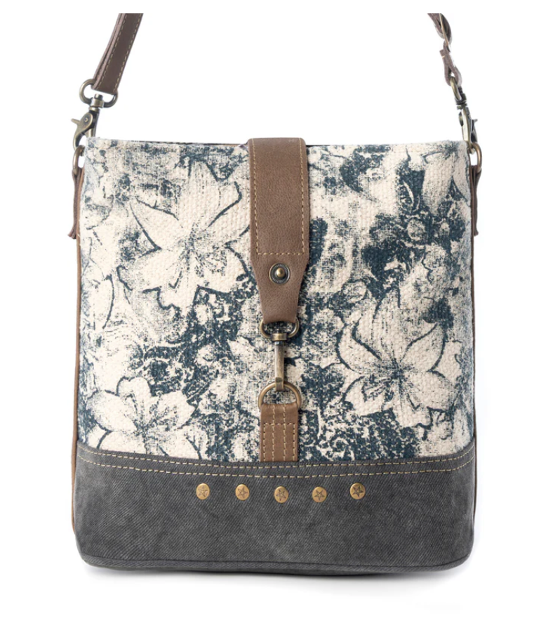 Myra | Frostbloom Vintage Shoulder Bag in Teal *FINAL SALE*