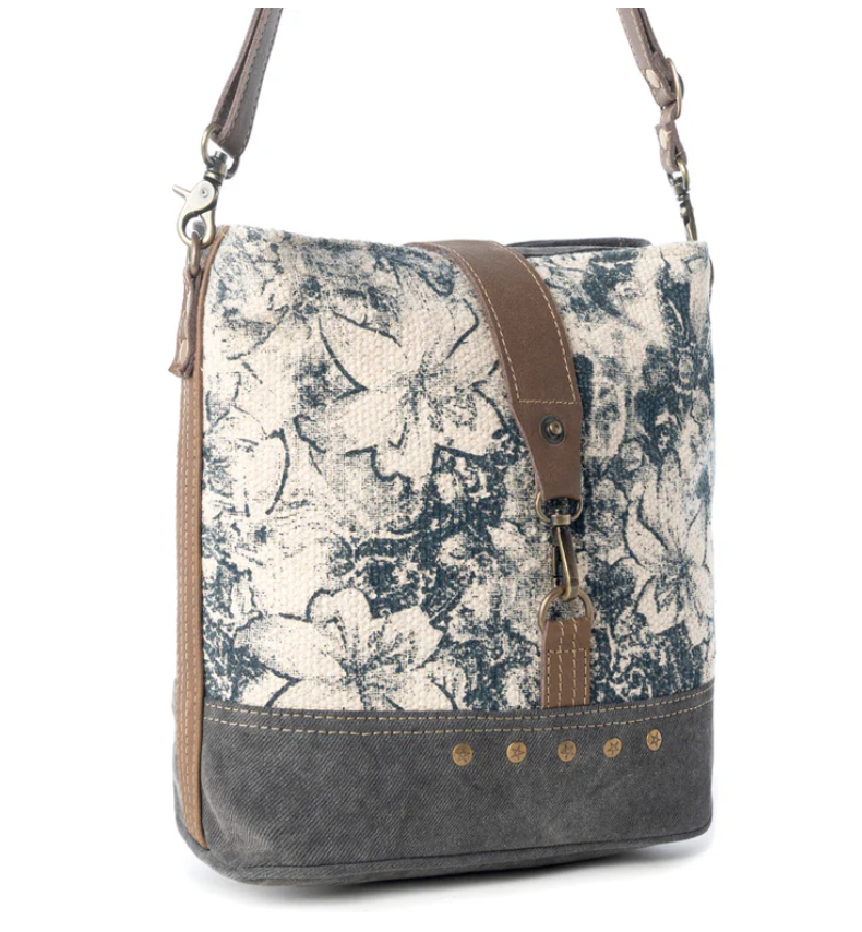 Myra | Frostbloom Vintage Shoulder Bag in Teal *FINAL SALE*