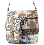 Myra | Mossbloom Upcycled Canvas Bag  in Olive *FINAL SALE*