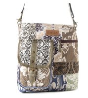 Myra | Mossbloom Upcycled Canvas Bag  in Olive *FINAL SALE*