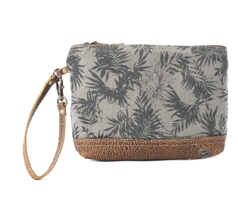 Myra | Fernfield Vintage Wristlet  in Olive *FINAL SALE*