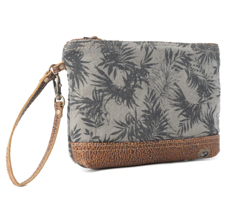 Myra | Fernfield Vintage Wristlet  in Olive *FINAL SALE*