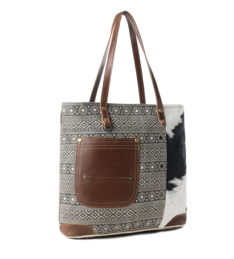 Myra | Splithide Western Tote Bag in Olive *FINAL SALE*