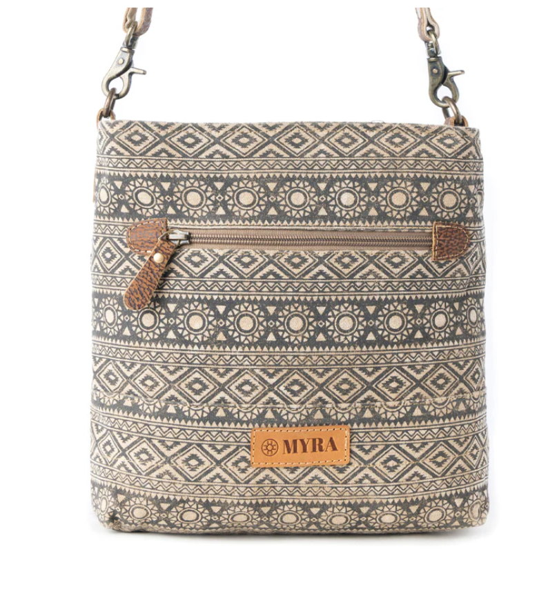 Myra | Tribal Pony Western Crossbody Bag in Olive *FINAL SALE*