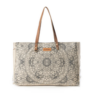 Myra | Wildmandala Weekender Bag in Ivory *FINAL SALE*