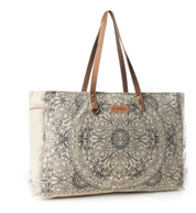 Myra | Wildmandala Weekender Bag in Ivory *FINAL SALE*