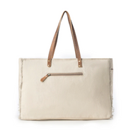 Myra | Wildmandala Weekender Bag in Ivory *FINAL SALE*