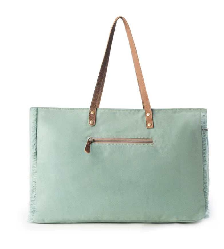 Myra | Wildmandala Weekender Bag in Green *FINAL SALE*