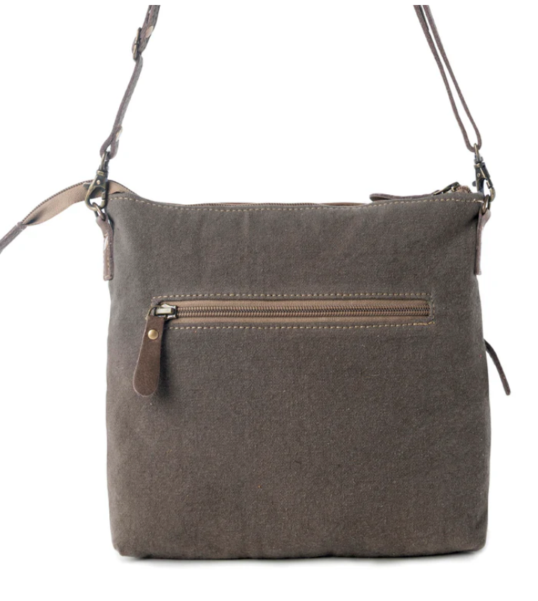 Myra | Wildprint Trail Vintage Crossbody Bag in Olive *FINAL SALE*