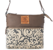 Myra | Wildprint Trail Vintage Crossbody Bag in Ivory *FINAL SALE*