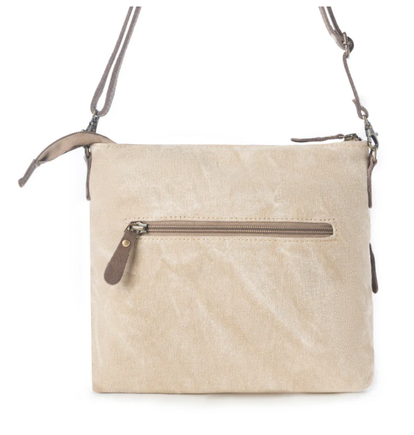 Myra | Wildprint Trail Vintage Crossbody Bag in Ivory *FINAL SALE*