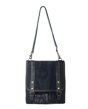 Myra | Dustrider Upcycled Canvas Vintage Style Concealed-Carry Bag in Black  *FINAL SALE*