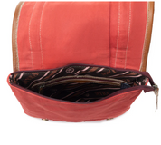 Myra | Dustrider Upcycled Canvas Vintage Style Concealed-Carry Bag in Red *FINAL SALE*