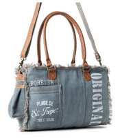 Myra | Coastal Steel Upcycled Tote in Denim *FINAL SALE*