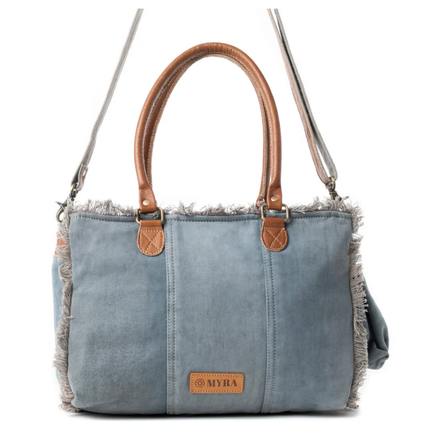 Myra | Coastal Steel Upcycled Tote in Denim *FINAL SALE*