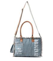 Myra | Coastal Steel Upcycled Tote in Denim *FINAL SALE*