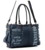 Myra | Coastal Steel Upcycled Tote in Blue *FINAL SALE*