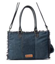 Myra | Coastal Steel Upcycled Tote in Blue *FINAL SALE*