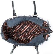 Myra | Coastal Steel Upcycled Tote in Blue *FINAL SALE*