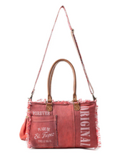 Myra | Coastal Steel Upcycled Tote in Red  *FINAL SALE*