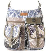Myra | Le Fleur Bel Cowgirl Shoulder Bag in Blue Floral *FINAL SALE*