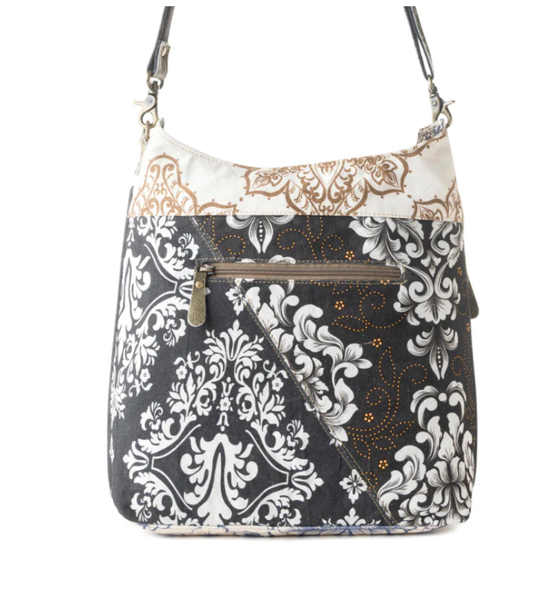 Myra | Le Fleur Bel Cowgirl Shoulder Bag in Blue Floral *FINAL SALE*