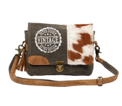 Myra | Vintage Stamp Messenger Bag *FINAL SALE*