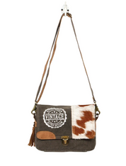 Myra | Vintage Stamp Messenger Bag *FINAL SALE*