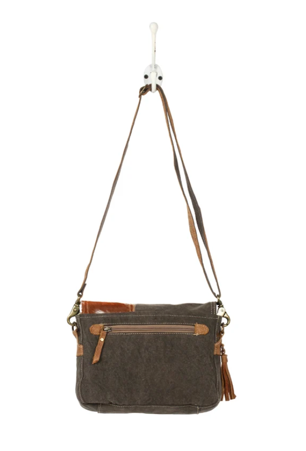 Myra | Vintage Stamp Messenger Bag *FINAL SALE*