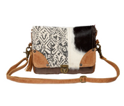 Myra | Rug & Hairon Flap Messenger Bag *FINAL SALE*