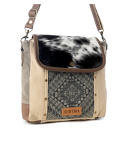 Myra | Sandstone Pony Shoulder Bag  in Khaki *FINAL SALE*