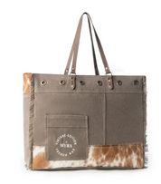 Myra | Ranger Hide Weekender Bag in Olive  *FINAL SALE*