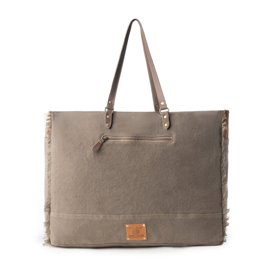 Myra | Ranger Hide Weekender Bag in Olive  *FINAL SALE*