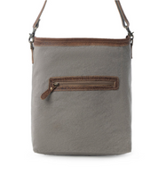 Myra | Sagebrook Jacquard Upcycled Canvas Bag in Sage *FINAL SALE*