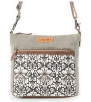 Myra | Damask Trail Vintage Crossbody Bag in Sage *FINAL SALE*