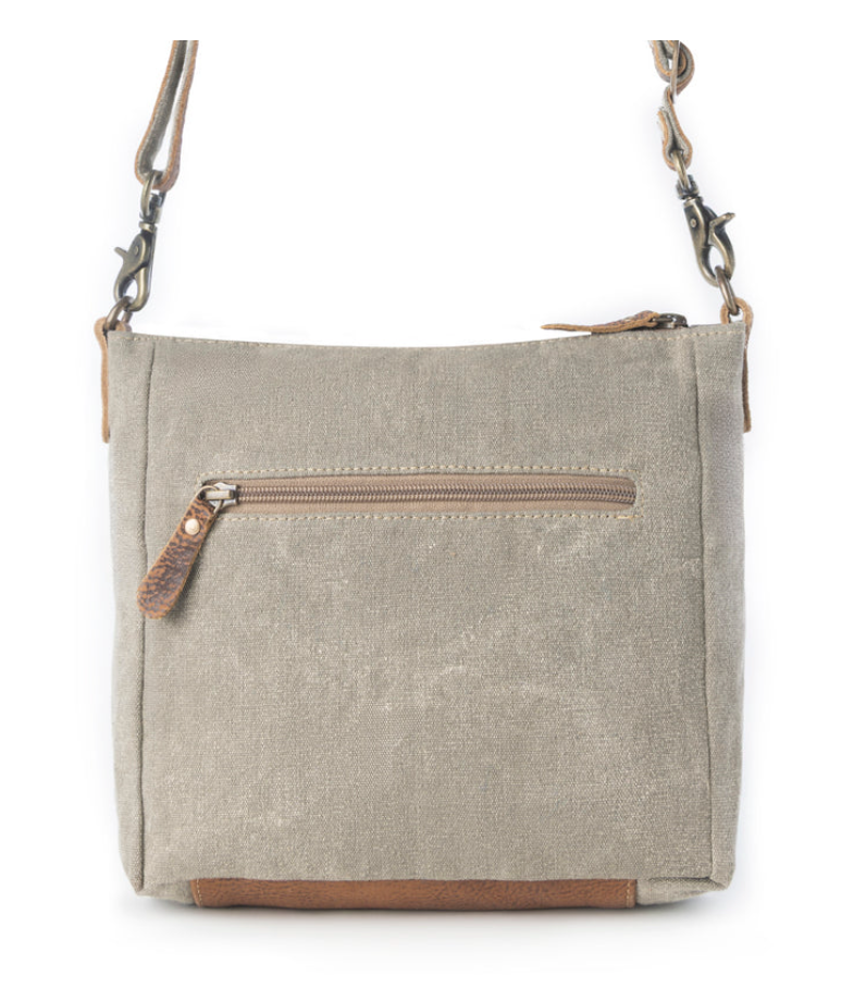 Myra | Damask Trail Vintage Crossbody Bag in Sage *FINAL SALE*