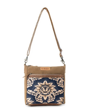 Myra | Crestbloom Vintage Crossbody Bag in Navy *FINAL SALE*