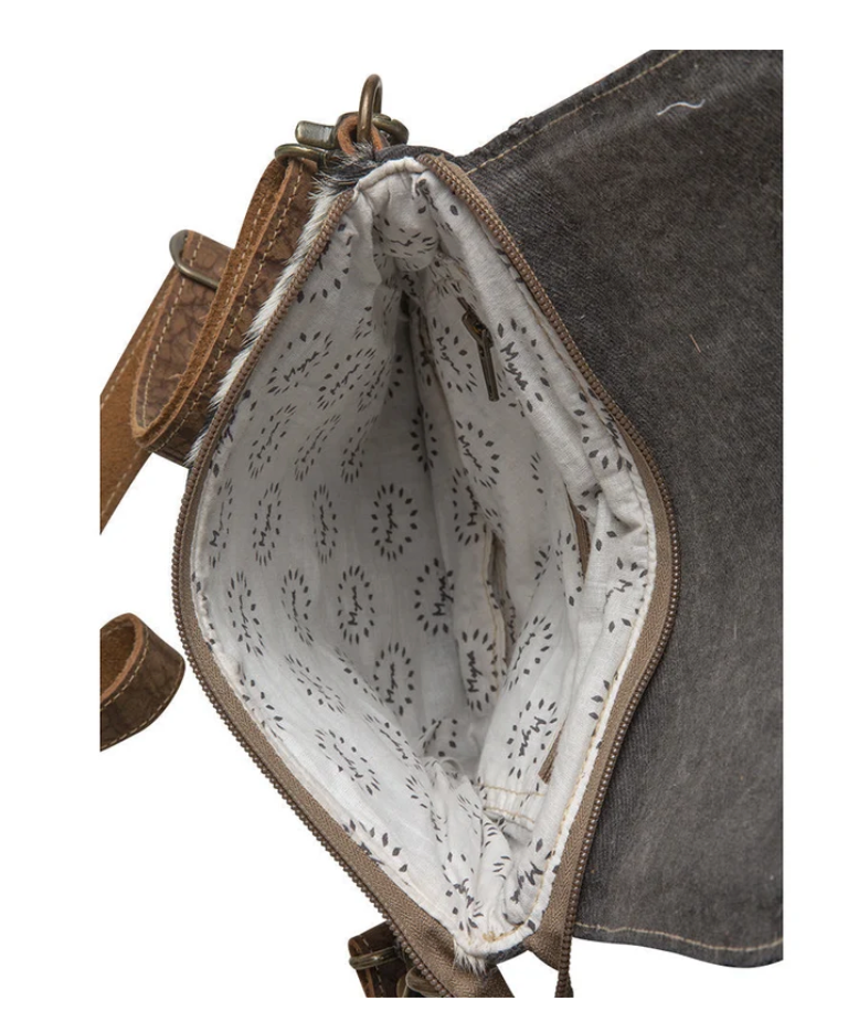 Myra | Manchester Canvas And Hairon Bag *FINAL SALE*