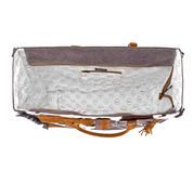 Myra | Dakota Trail Hairon Leather Weekender Bag in Charcoal *FINAL SALE*