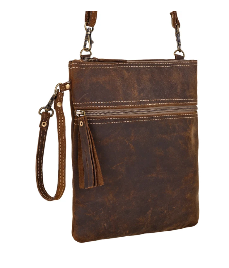 Myra | Bursage Crossbody Bag in Brown *FINAL SALE*