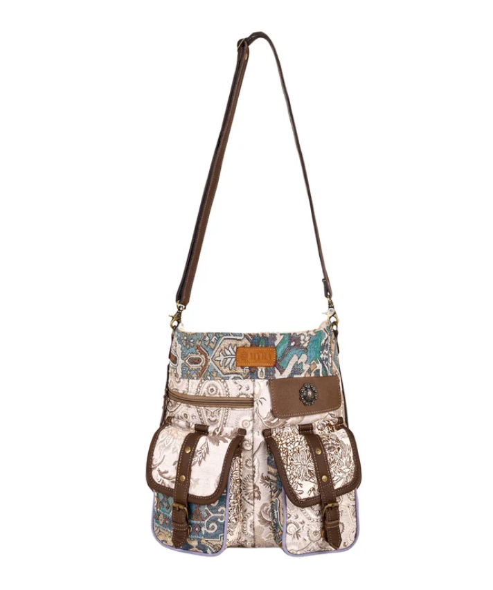Myra | Le Fleur Bel Cowgirl Shoulder Bag in Cream *FINAL SALE*
