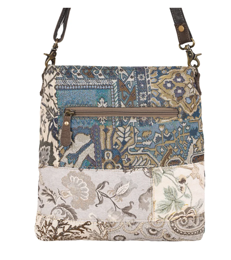 Myra | Mossbloom Upcycled Canvas Bag in Cream*FINAL SALE*