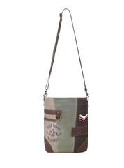 Myra | Cenizo Upcycled Canvas Bag in Olive *FINAL SALE*