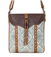 Myra | Bitterbrush Upcycled Canvas Bag  in Blue *FINAL SALE*