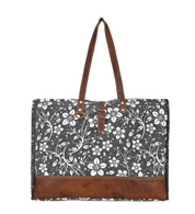 Myra | Anemone Weekender Bag in Charcoal *FINAL SALE*