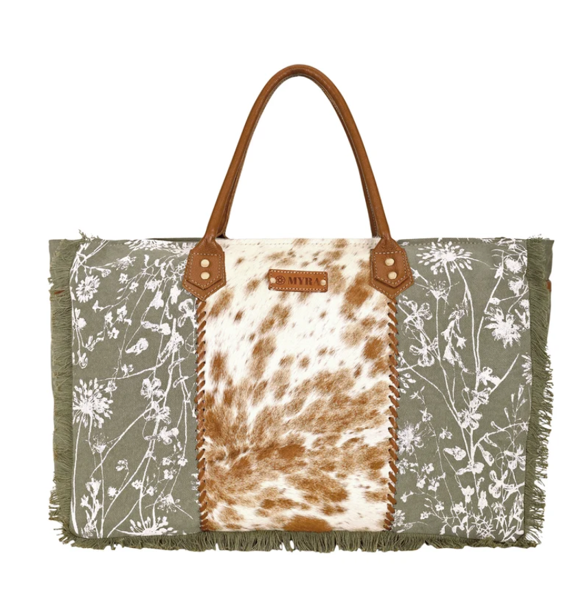 Myra | Globemallow Weekender Bag in Olive *FINAL SALE*