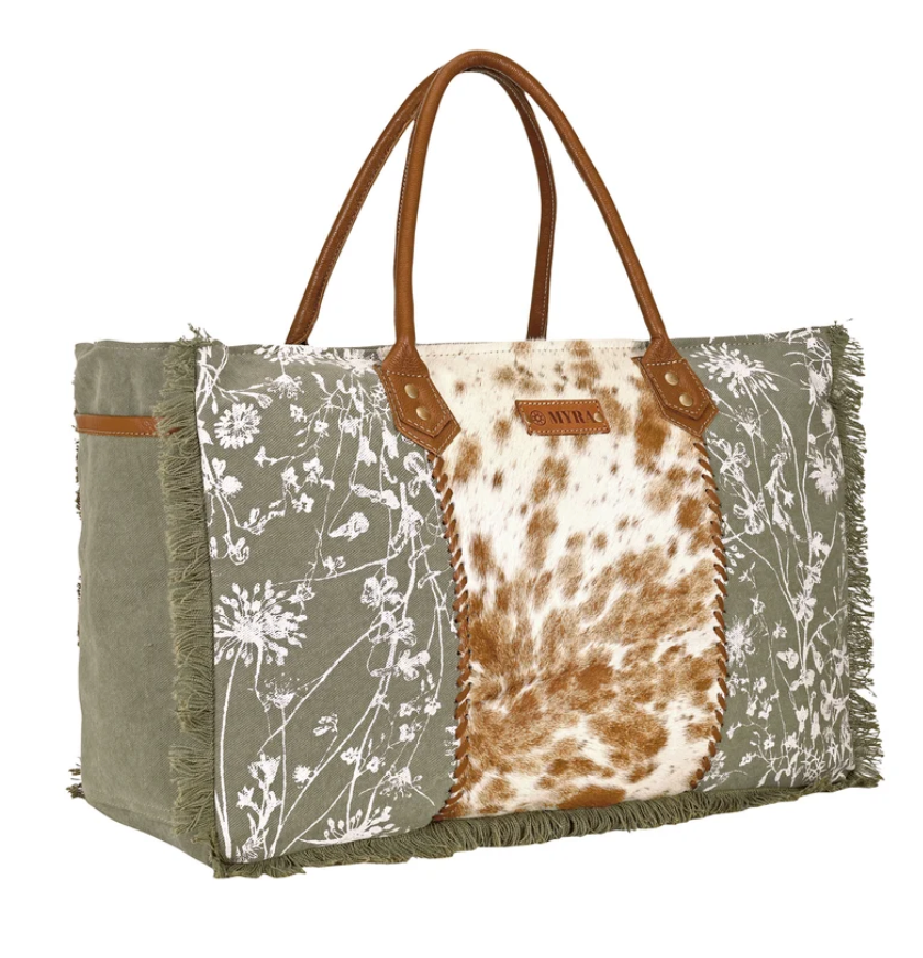 Myra | Globemallow Weekender Bag in Olive *FINAL SALE*